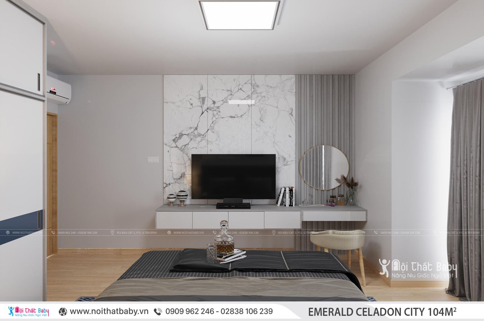 Tổng hợp các mẫu thiết kế nội thất Chung cư Emerald Celadon City